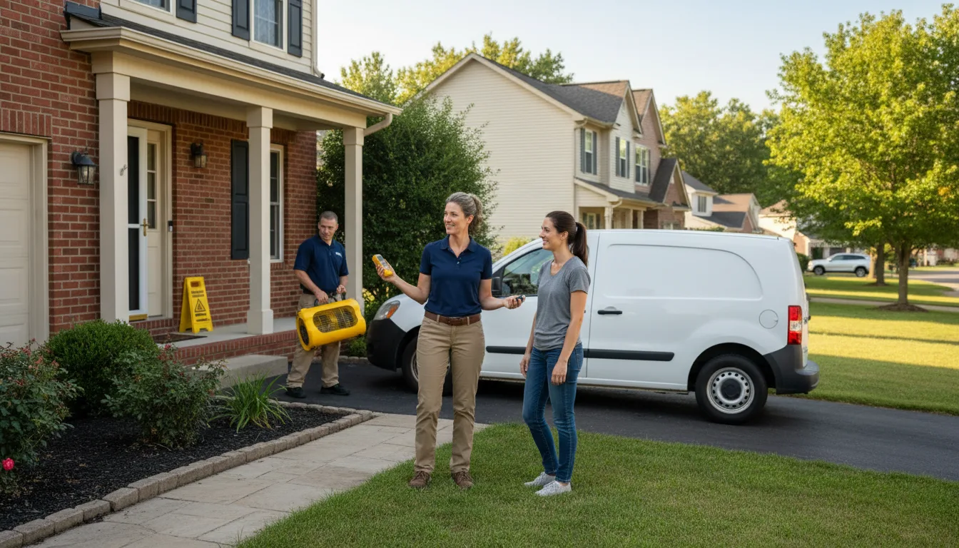Water restoration image for Fire And Smoke Damage Restoration in Evansville, WI